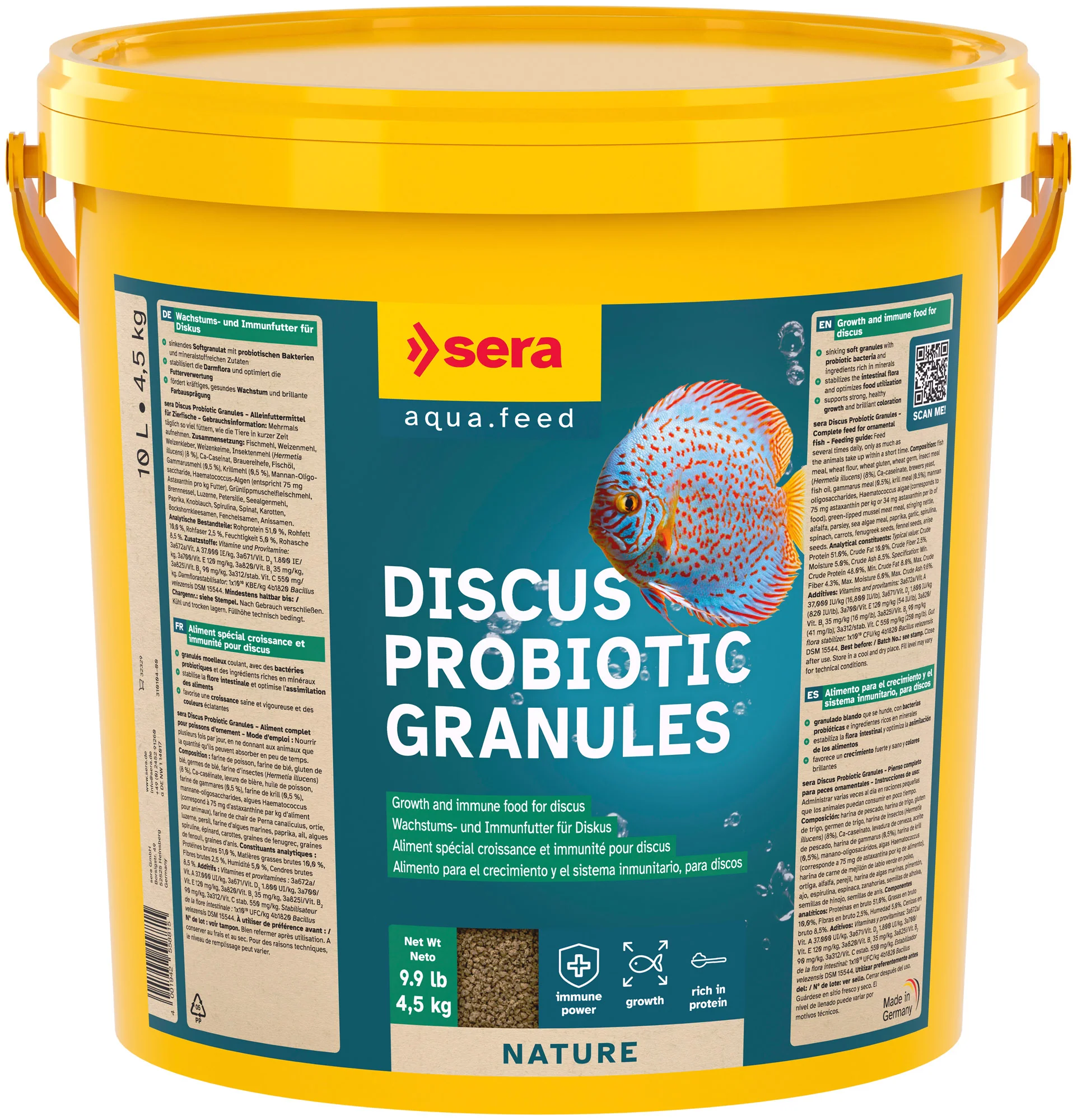 sera Discus Probiotic Granules 10L (4.5kg)