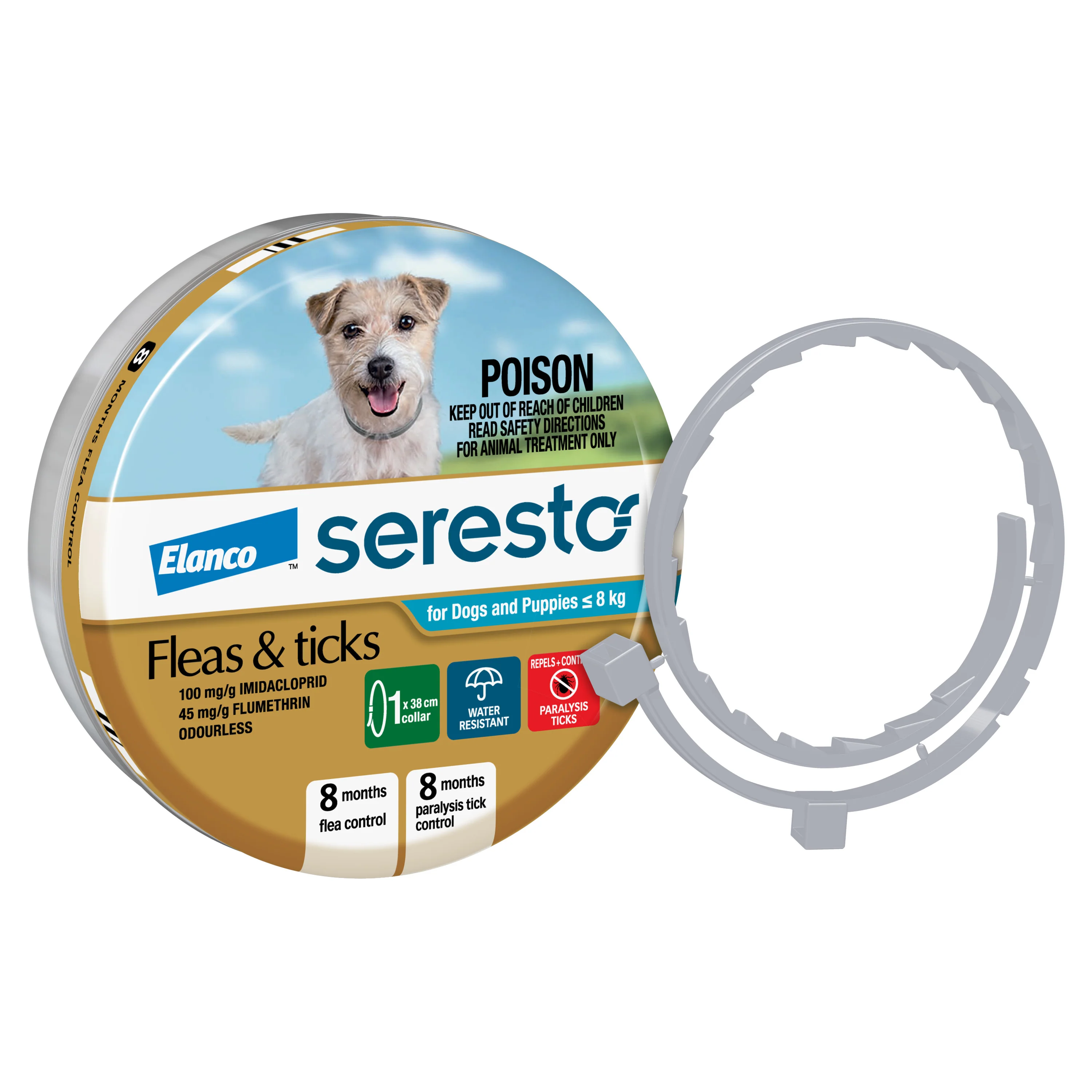 Seresto - Flea & Tick Collar (Puppies & Dogs up to 8kg) - Image 5
