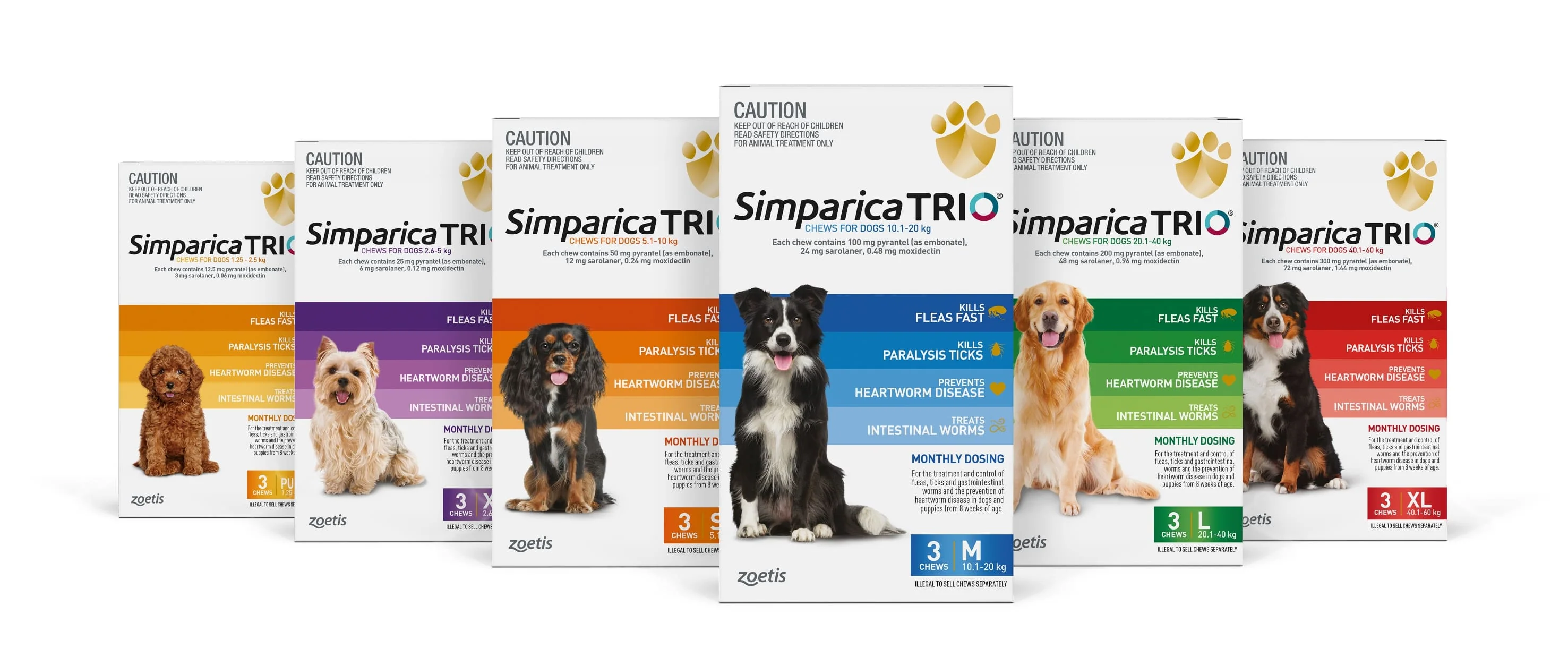 Simparica Trio - Chews for Dogs 5.1-10kg (6pk) - Image 4