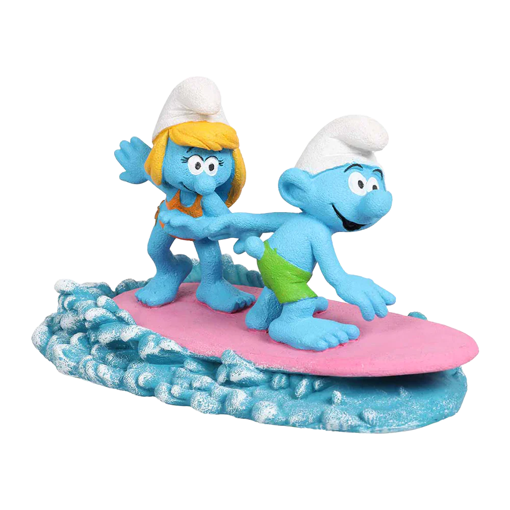 Smurfs On Water Surfing