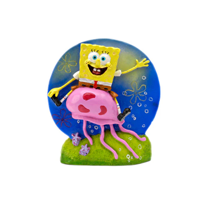 SpongeBob Squarepants on Jellyfish Resin Replica Large