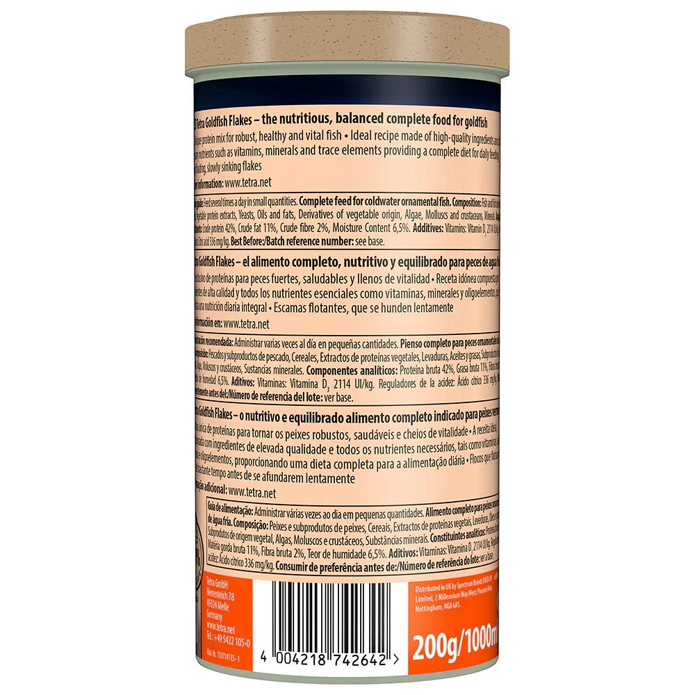 Tetra Goldfish Flakes 200g - Image 3