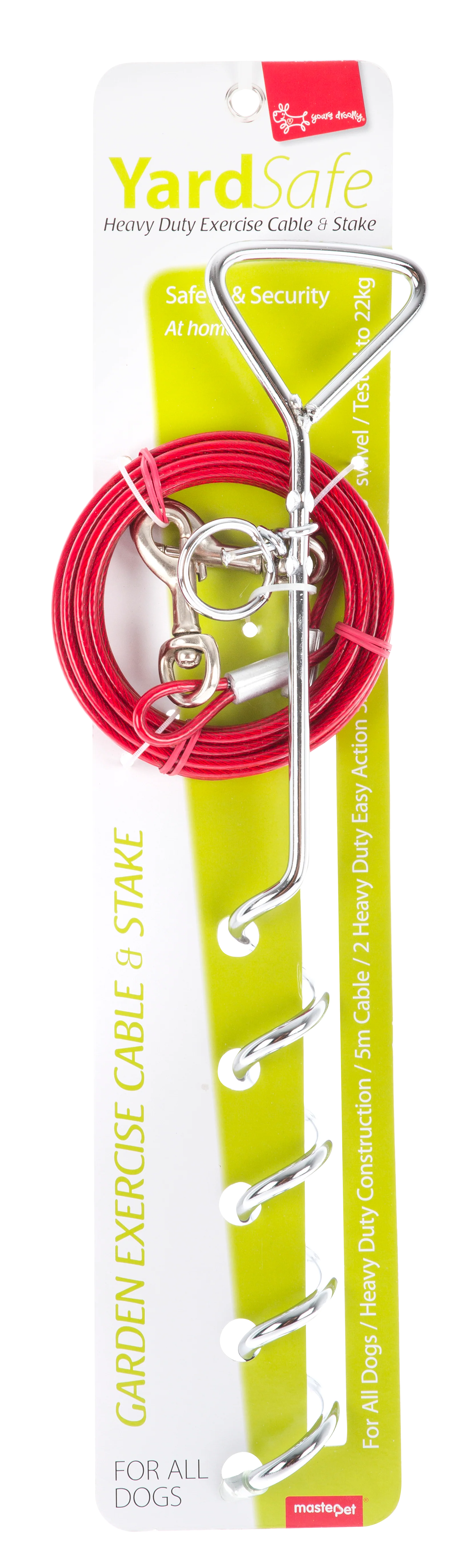 Yours Droolly - Garden Exercise Cable & Stake (5M)