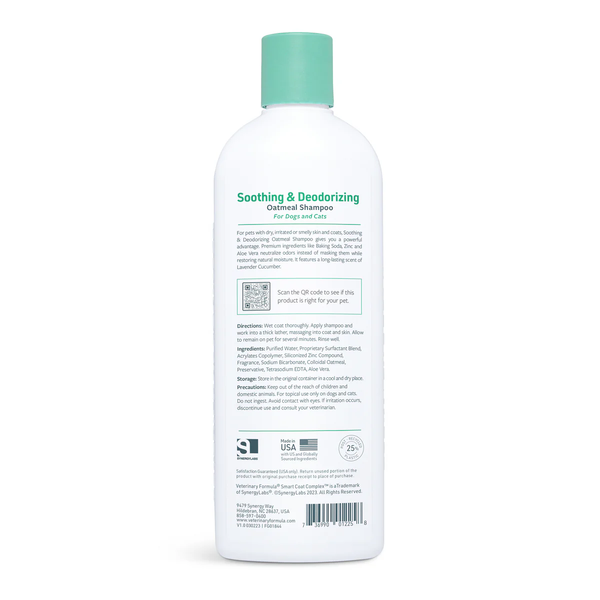 Veterinary Formula - Soothing & Deodorizing Oatmeal Shampoo (503ml) - Image 2