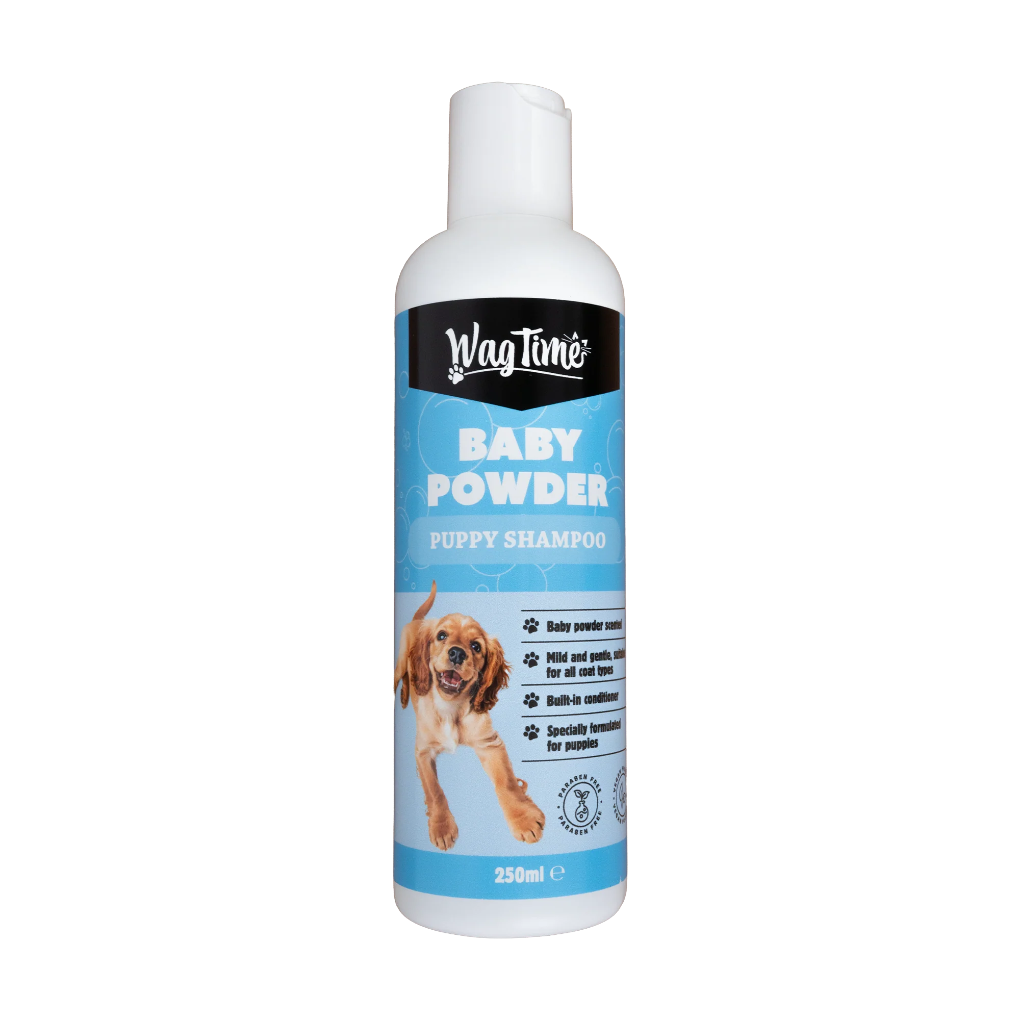 WagTime Baby Powder Puppy Shampoo 250ml