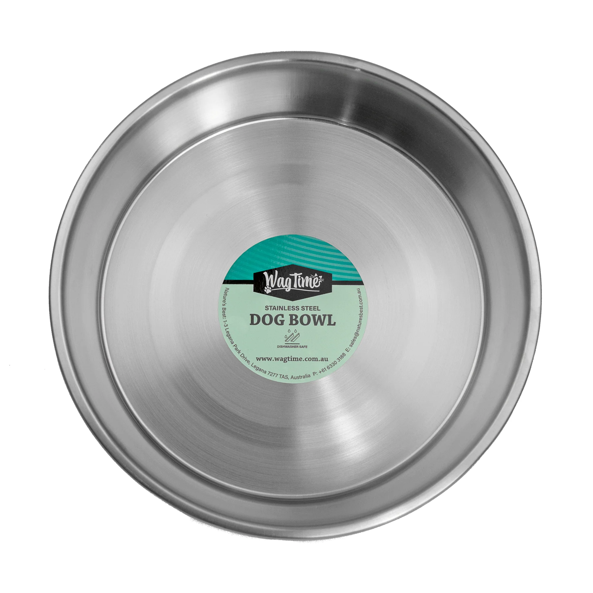 WagTime - Black Stainless Steel Dog Bowl (Large) - Image 2