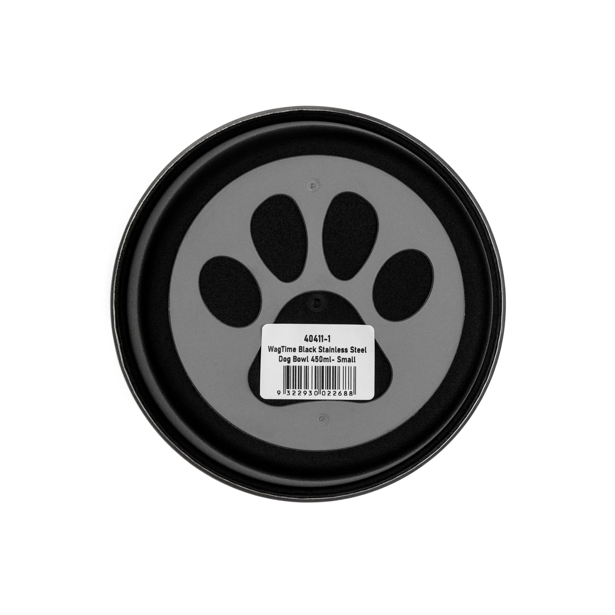 WagTime - Black Stainless Steel Dog Bowl (Small) - Image 3