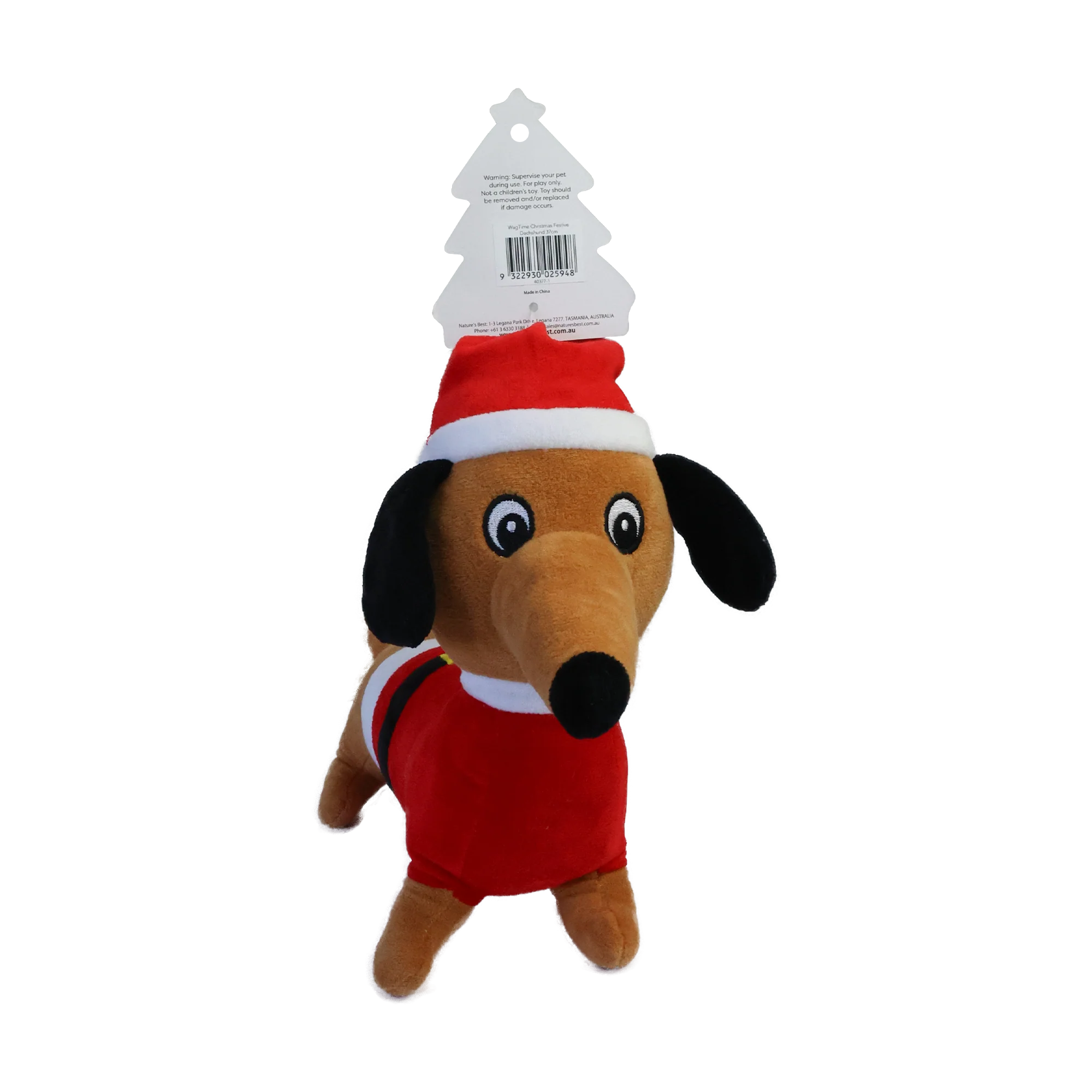 WagTime - Christmas Festive Dachshund (37cm) - Image 2