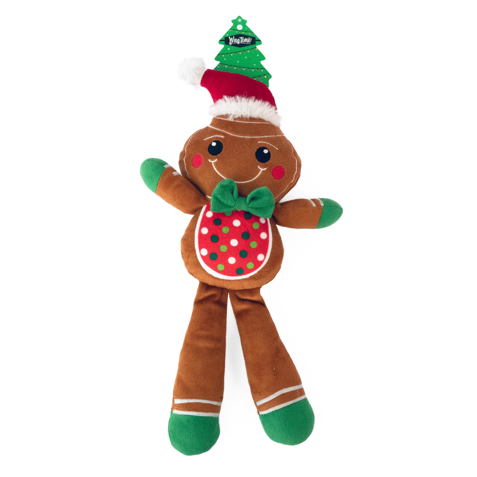 WagTime Christmas Gumdrop the Gingerbread Man