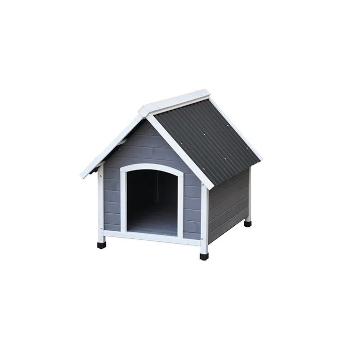 WagTime Classic Dog Kennel in Modern Grey - Large