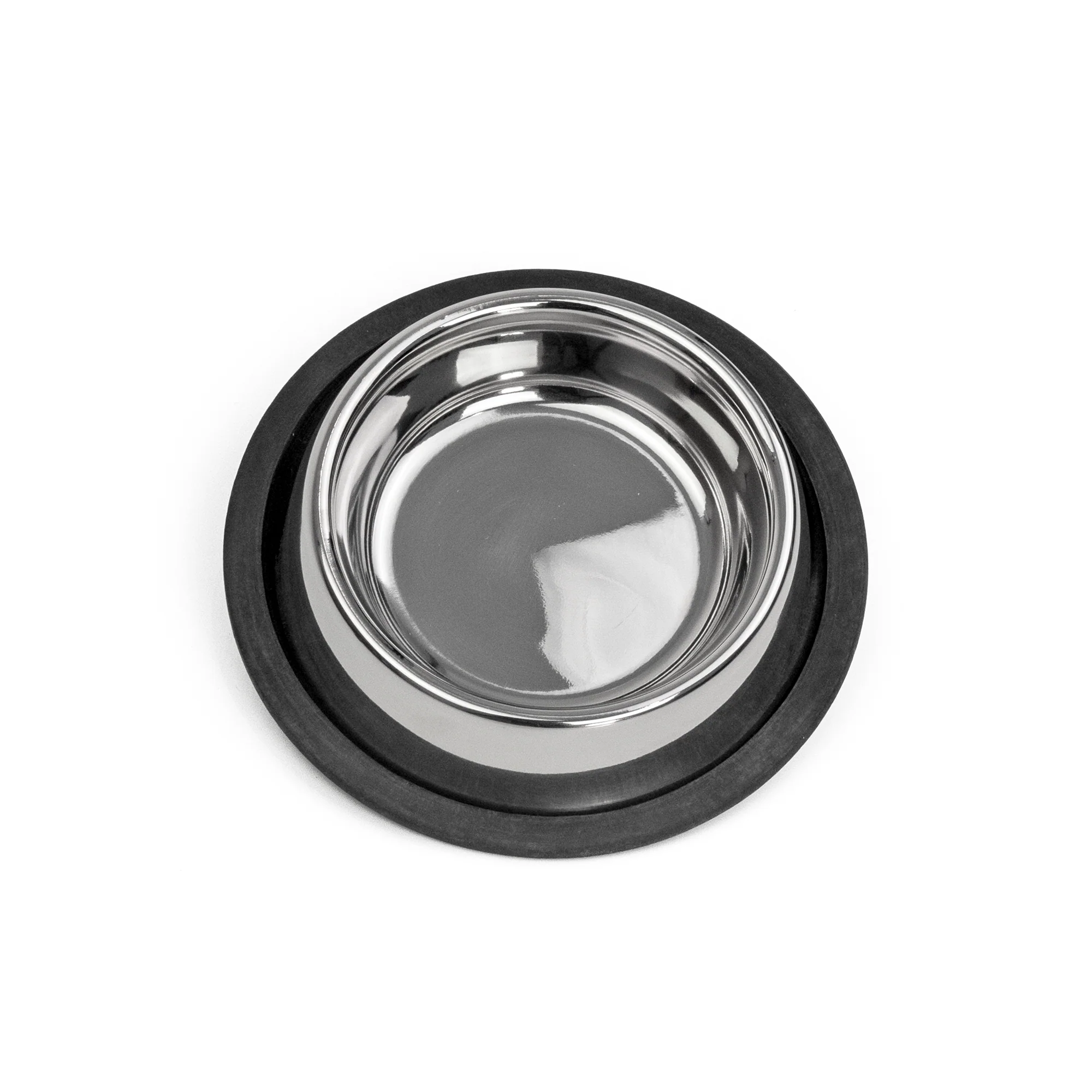 WagTime - Classic Non-tip Stainless Steel Cat Bowl (225ml) - Image 2
