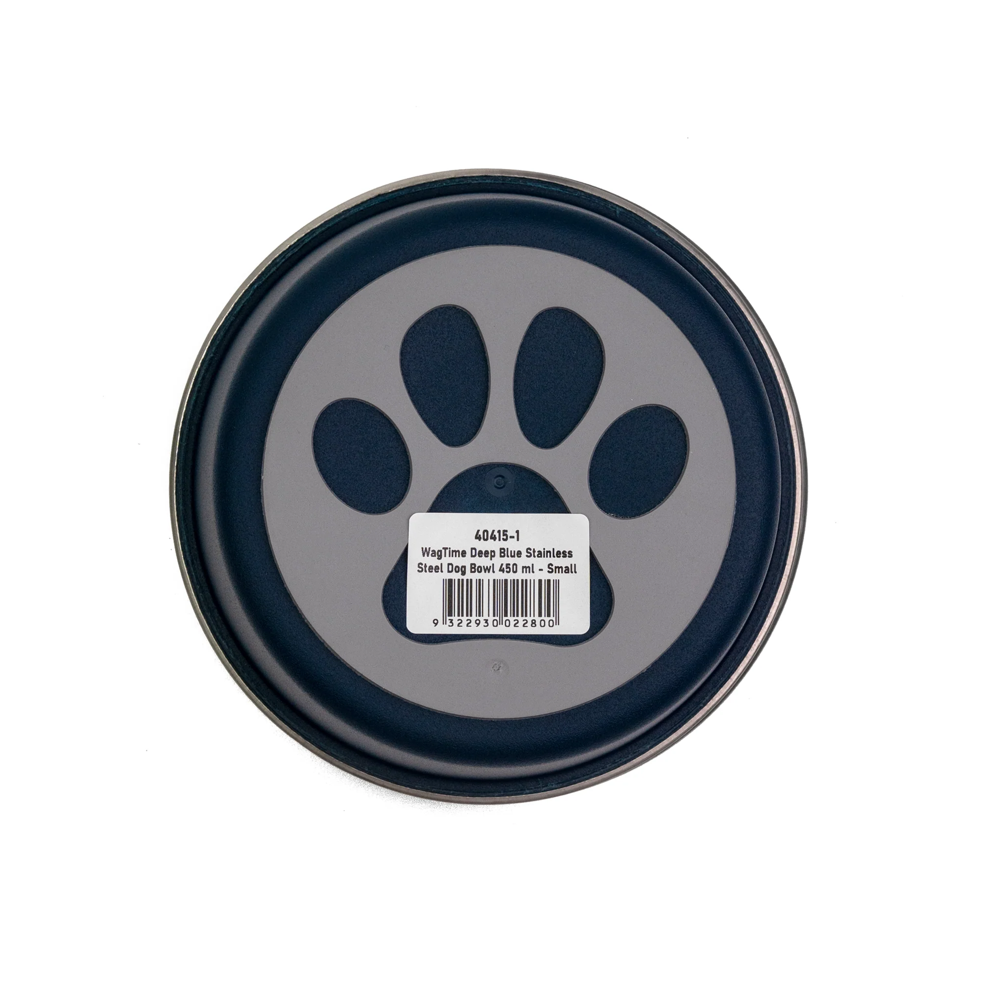 WagTime - Deep Blue Stainless Steel Dog Bowl (Small) - Image 3