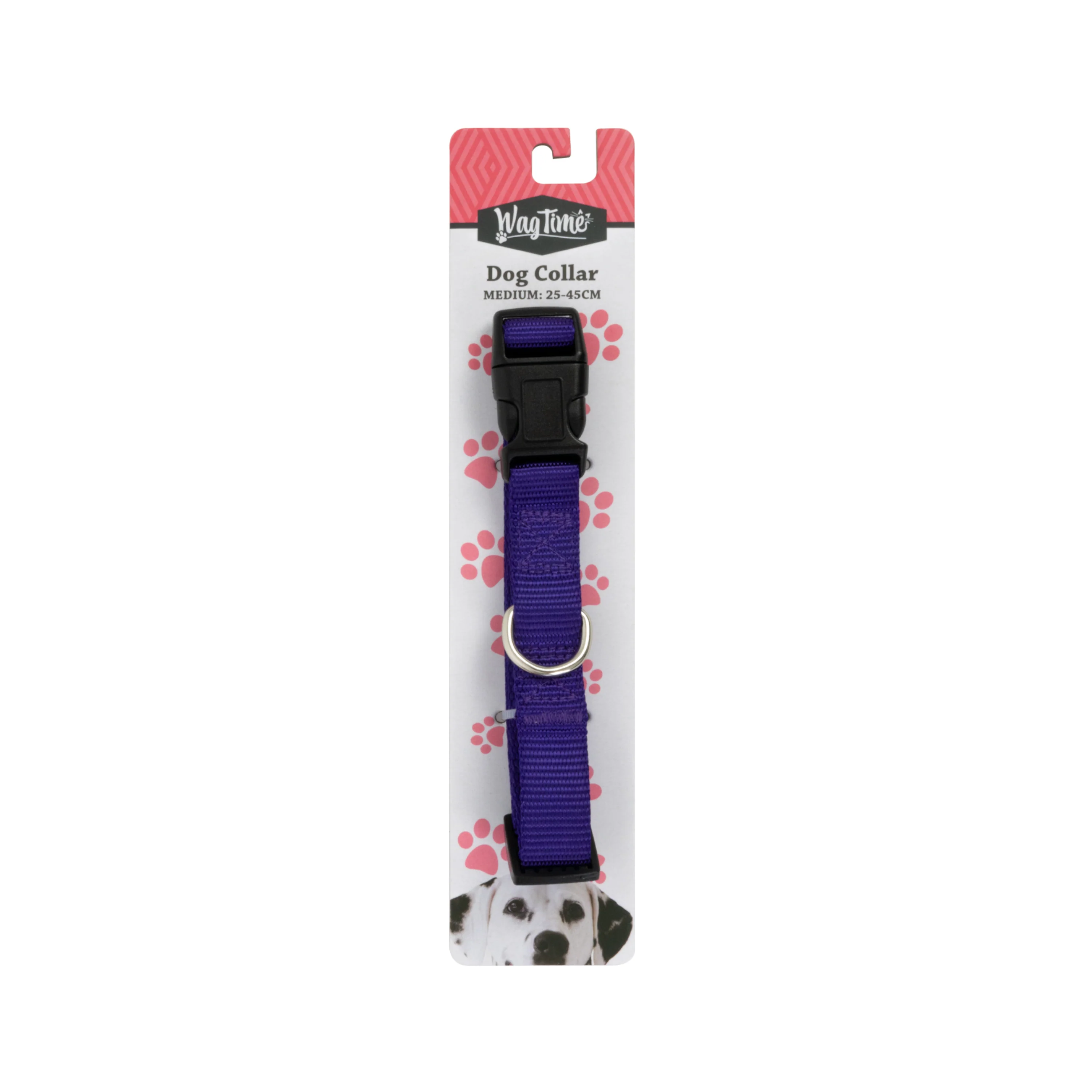 WagTime Essentials Dog Collar Purple - Large - Image 3