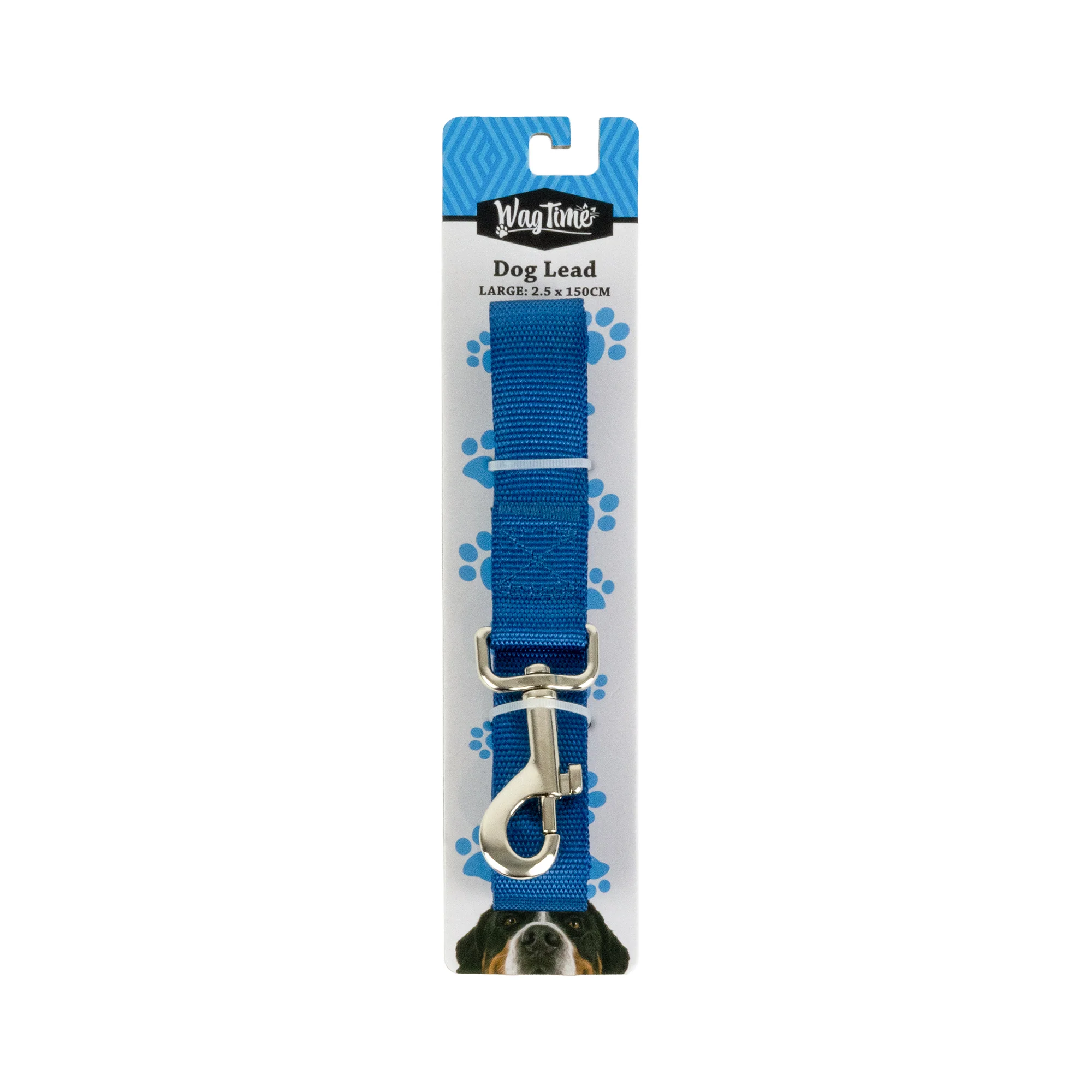 WagTime Essentials Dog Lead Blue - Large - Image 2
