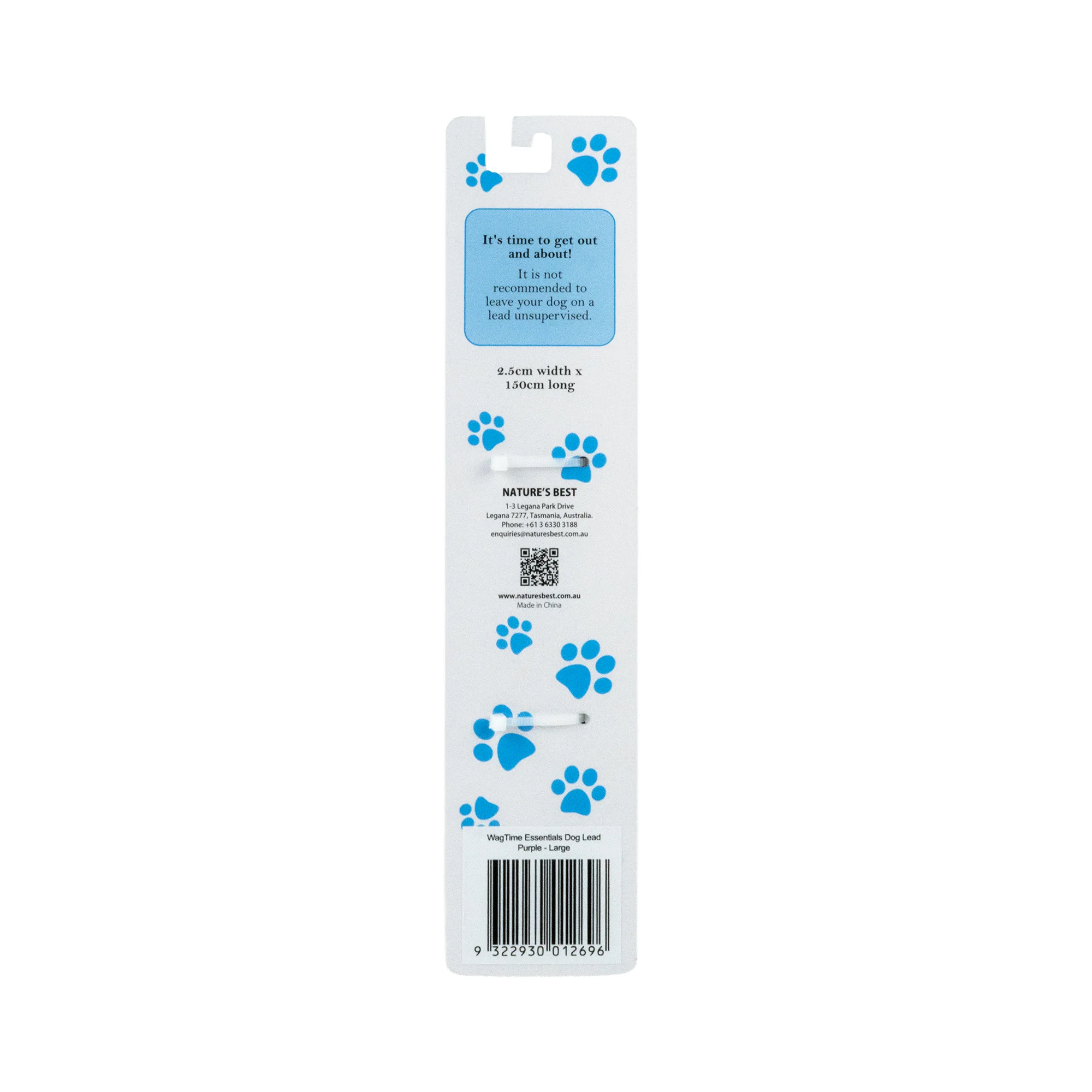 WagTime Essentials Dog Lead Purple - Large - Image 4