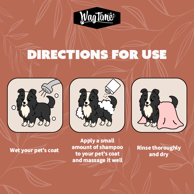 WagTime Oatmeal Dog Shampoo 250ml - Image 3