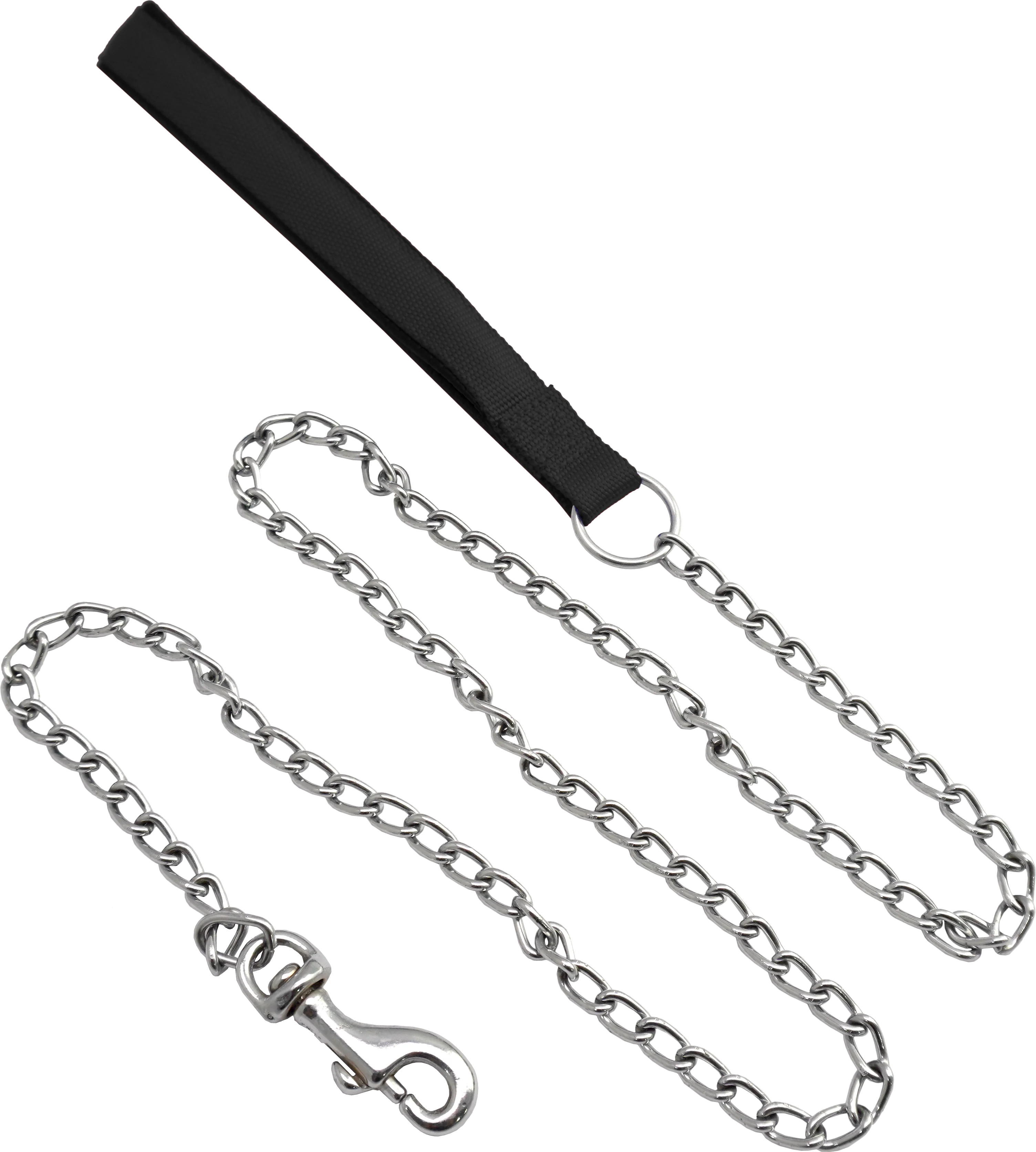 WagTime Padded Dog Chain Lead Black - Large