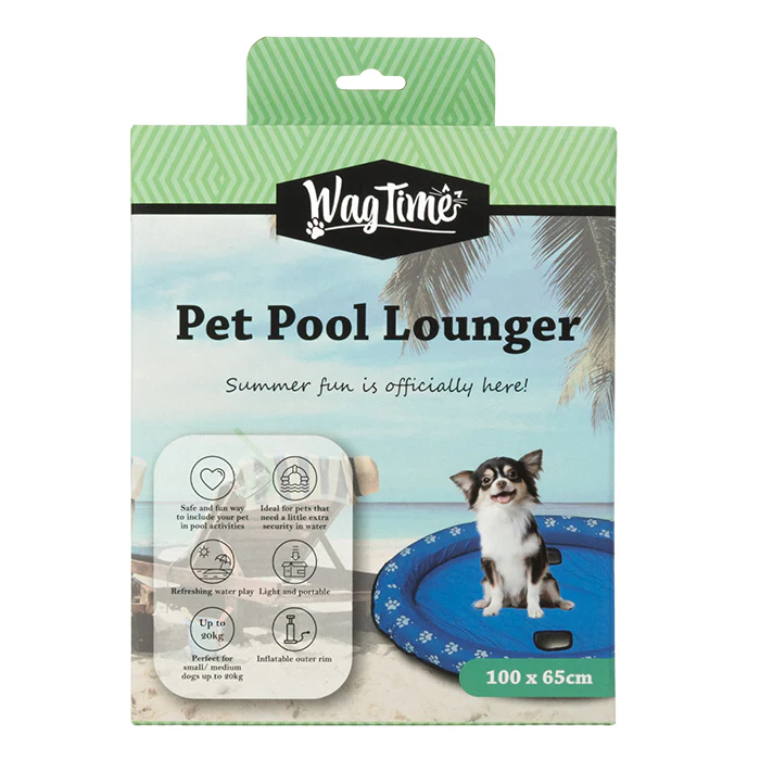 WagTime Pet Pool Lounger 100cm x 65cm - Image 3