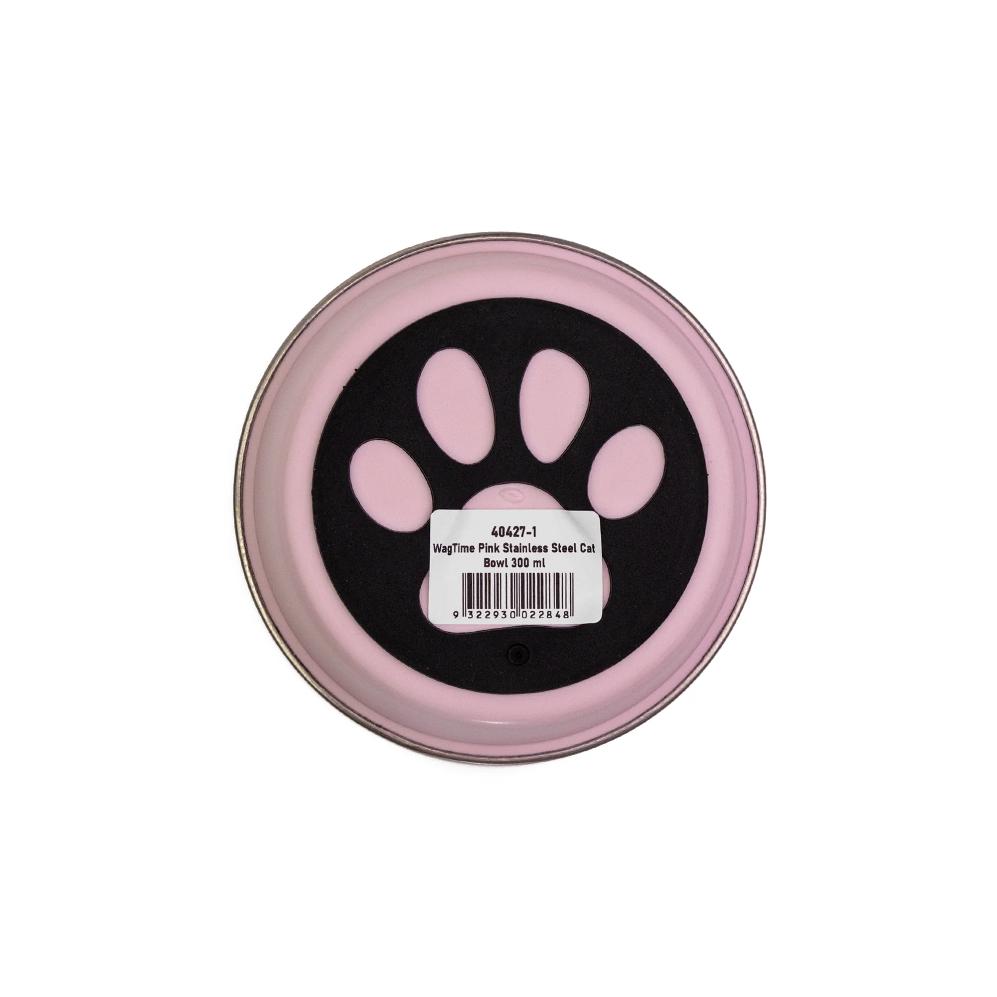 WagTime - Pink Stainless Steel Cat Bowl (300ml) - Image 3