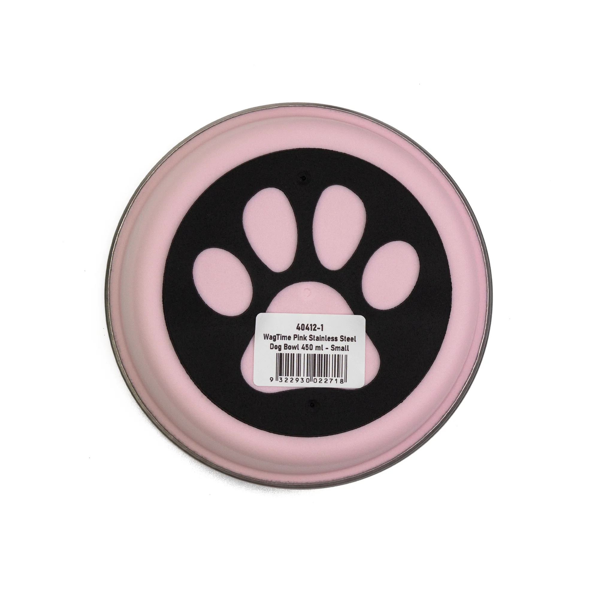 WagTime - Pink Stainless Steel Dog Bowl (Small) - Image 3