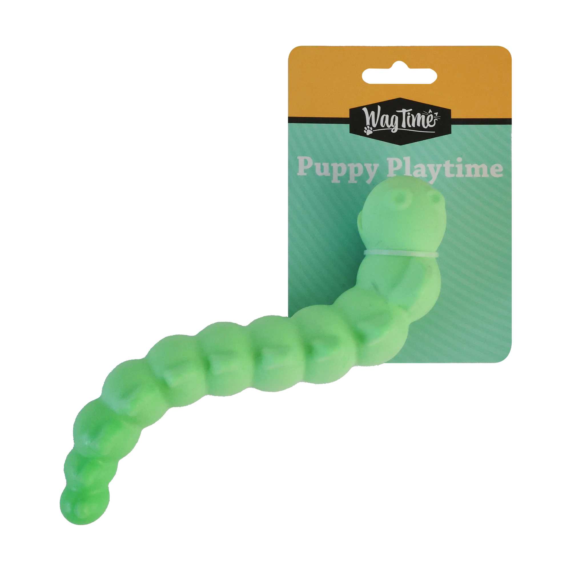 WagTime - Puppy Lime Snake (18cm)