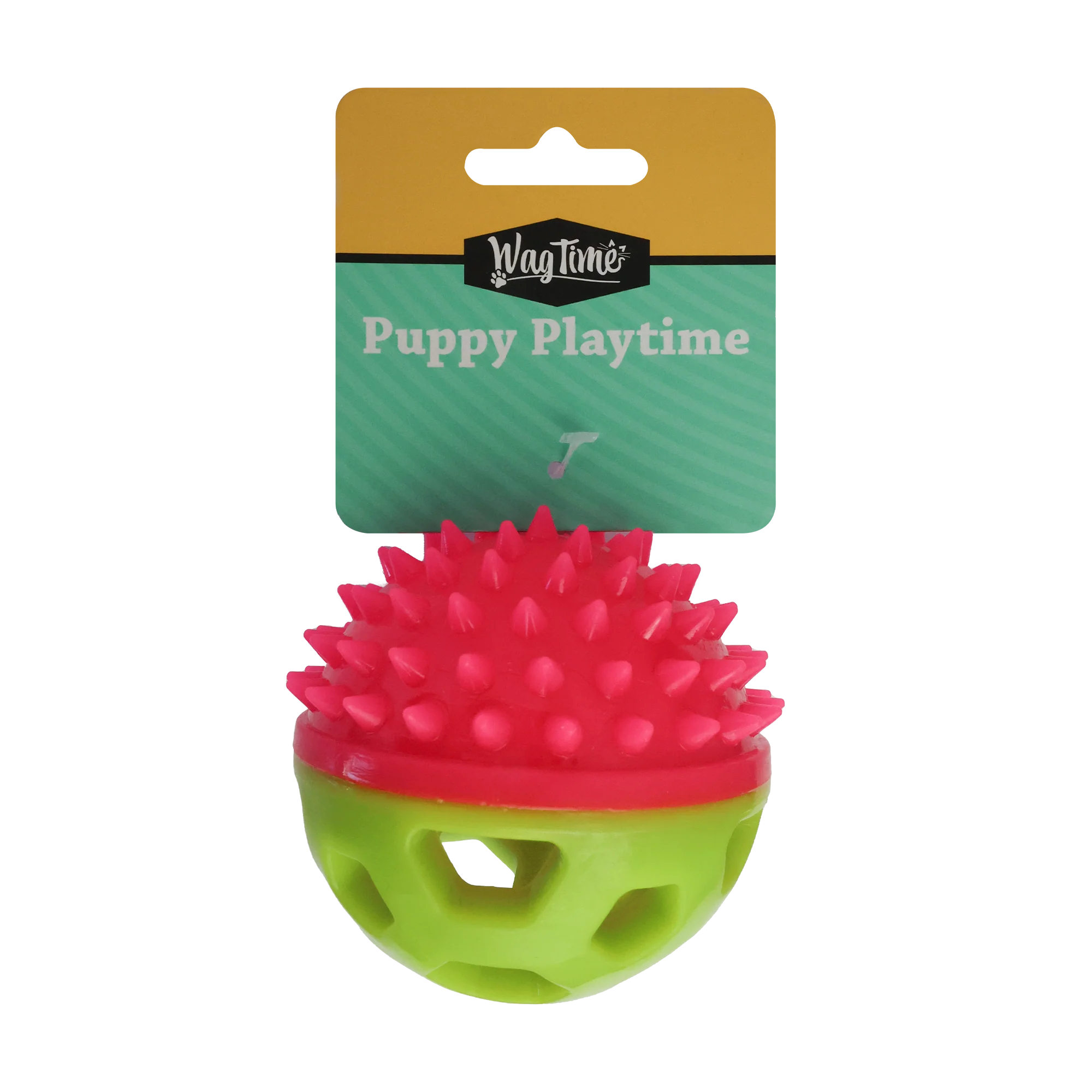 WagTime - Puppy Spikey Play Ball (8.5cm)