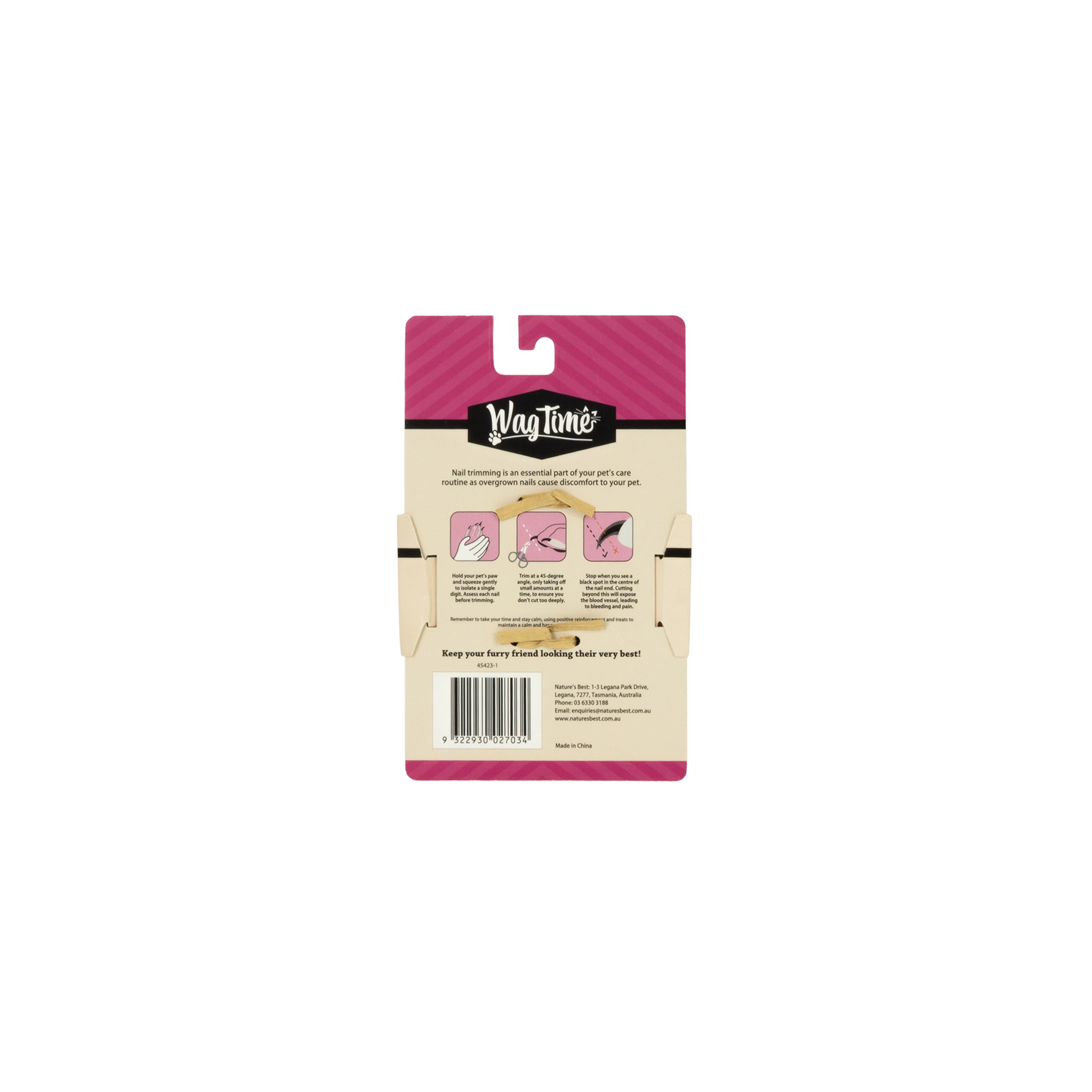 WagTime Recycled Nail Scissor - Extra Small - Image 3