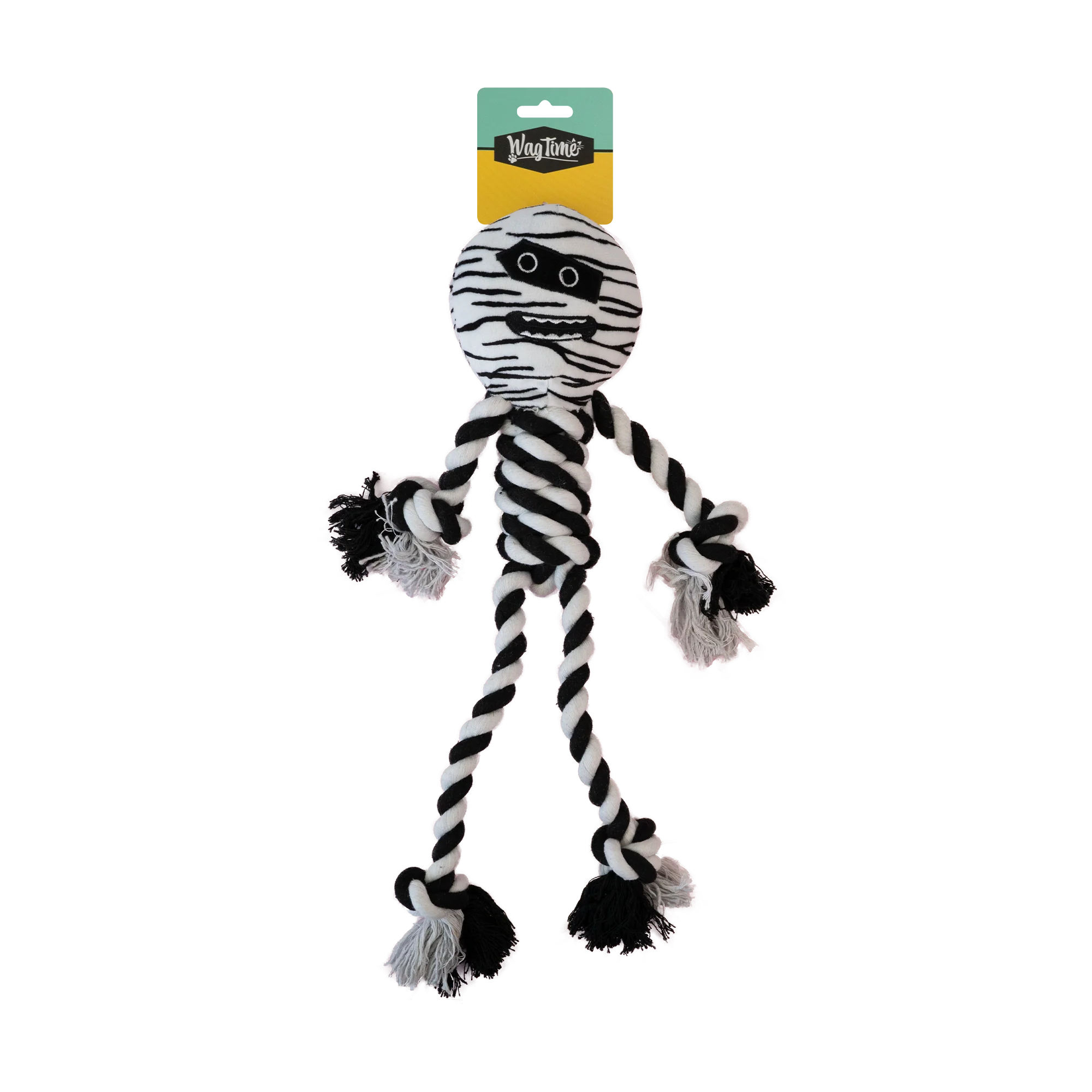WagTime Scaries Mummy Rope Toy