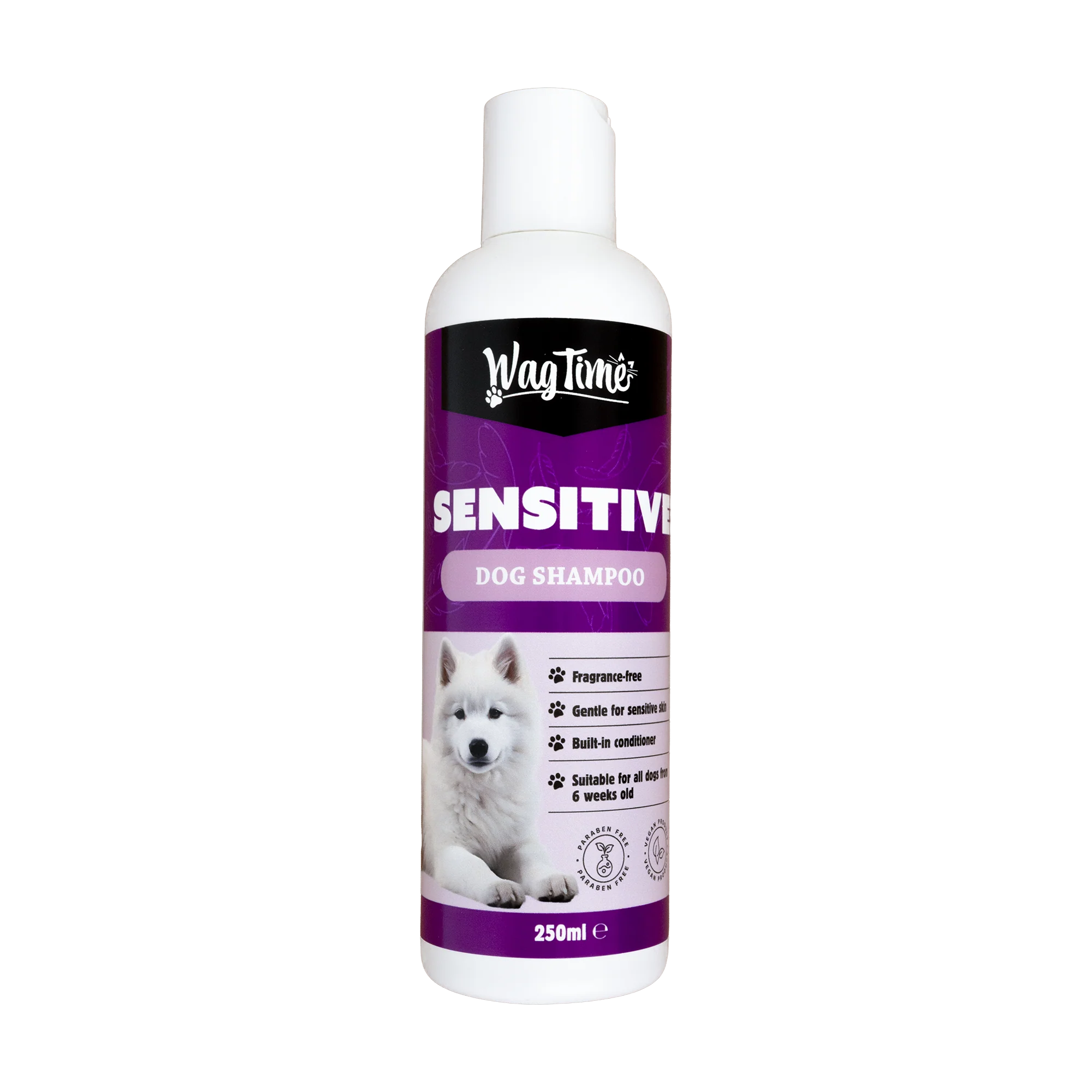 WagTime Sensitive Dog Shampoo 250ml