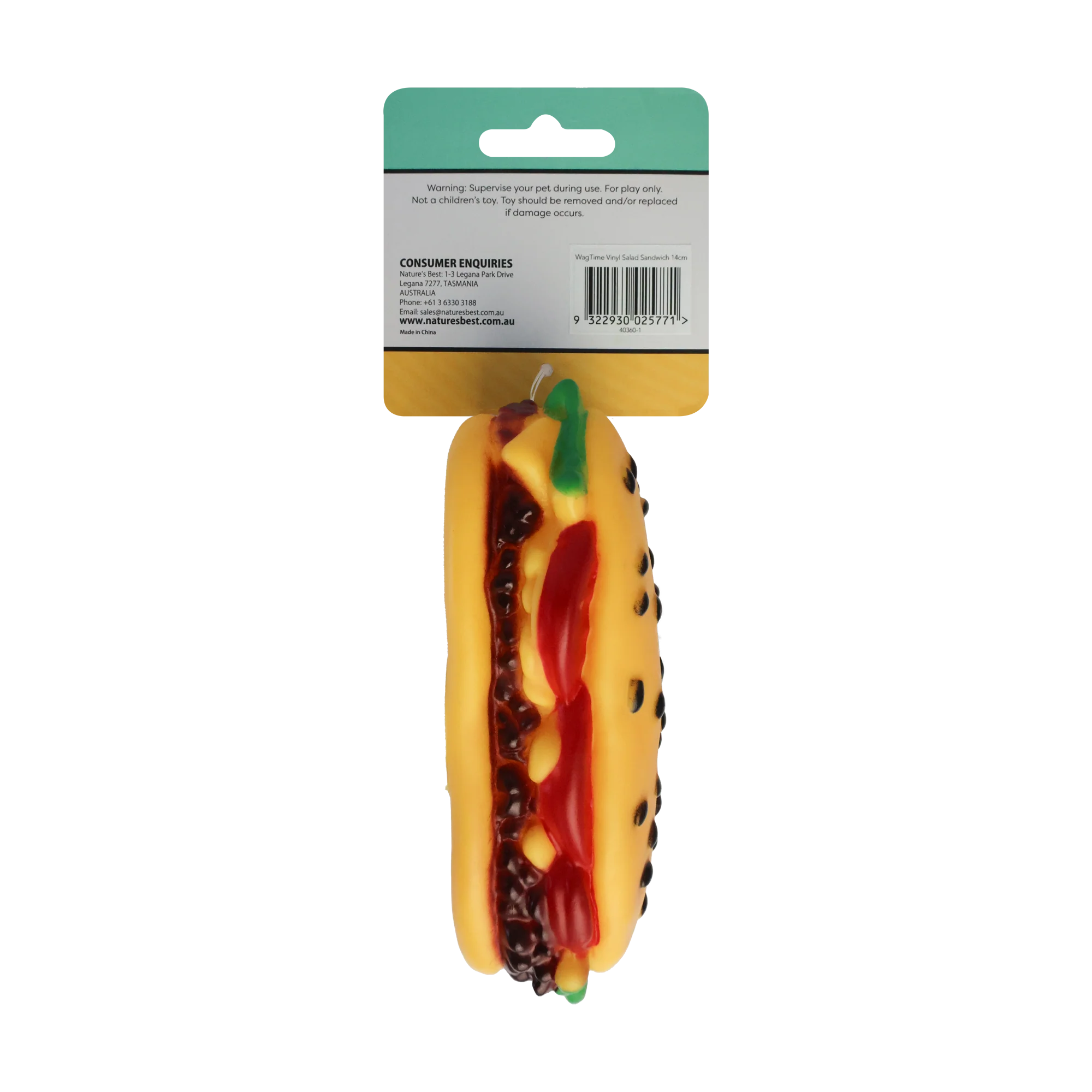 WagTime Vinyl Salad Sandwich - Image 2