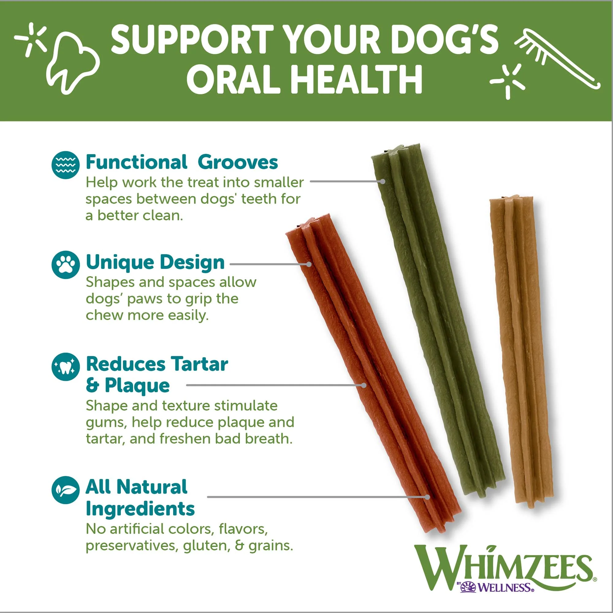 Whimzees - Stix Dental Treats Value Bag (28 pack) - Image 5