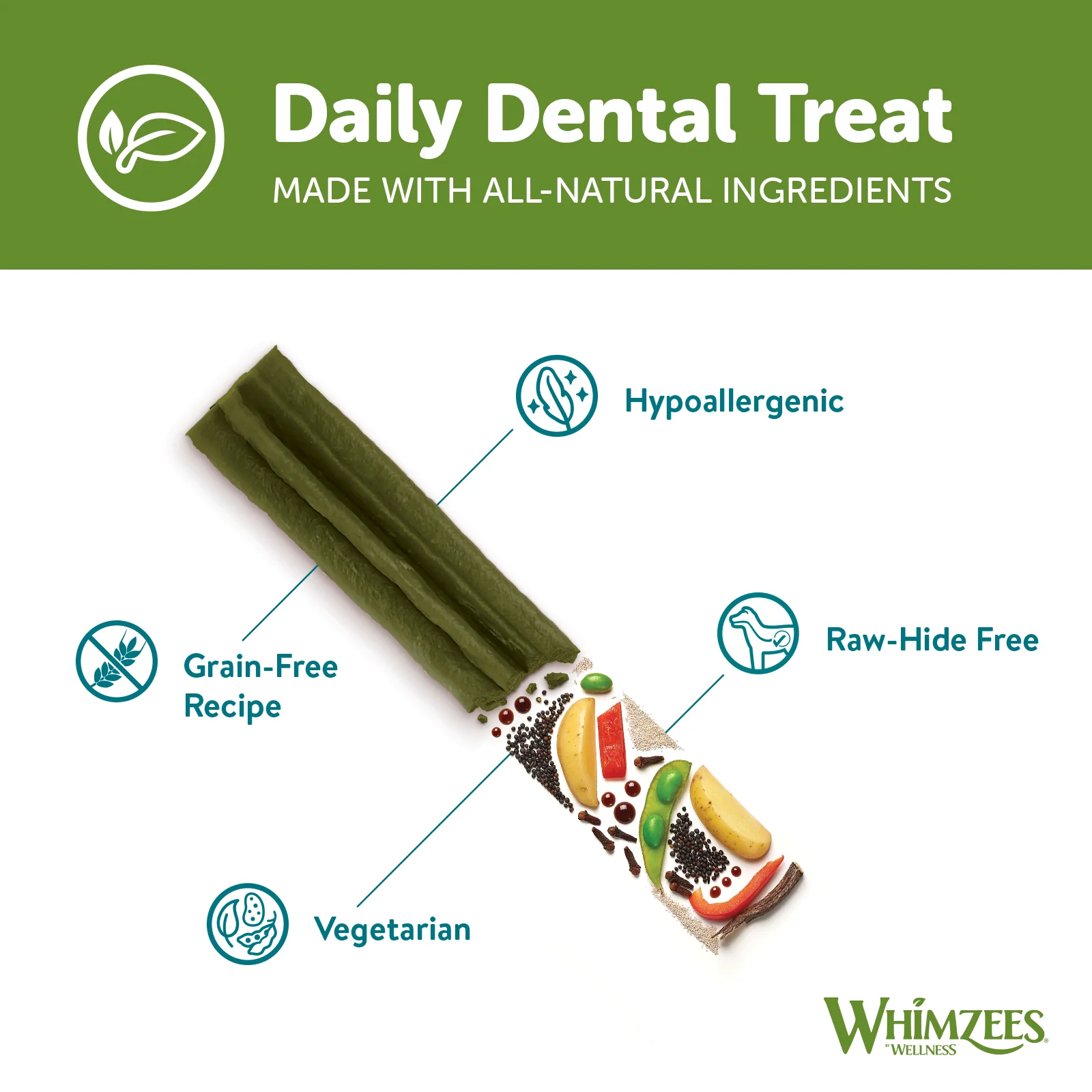 Whimzees - Stix Dental Treats Value Bag (28 pack) - Image 6