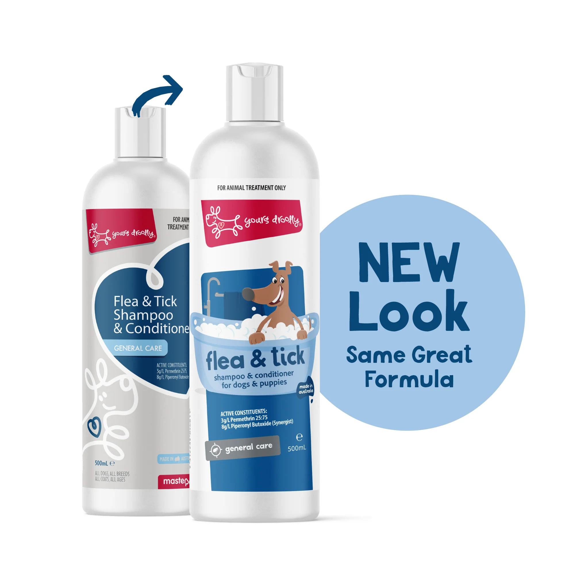 Yours Droolly Flea & Tick Dog Shampoo & Conditioner 500ml - Image 2
