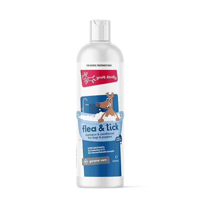 Yours Droolly Flea & Tick Dog Shampoo & Conditioner 500ml - Image 5