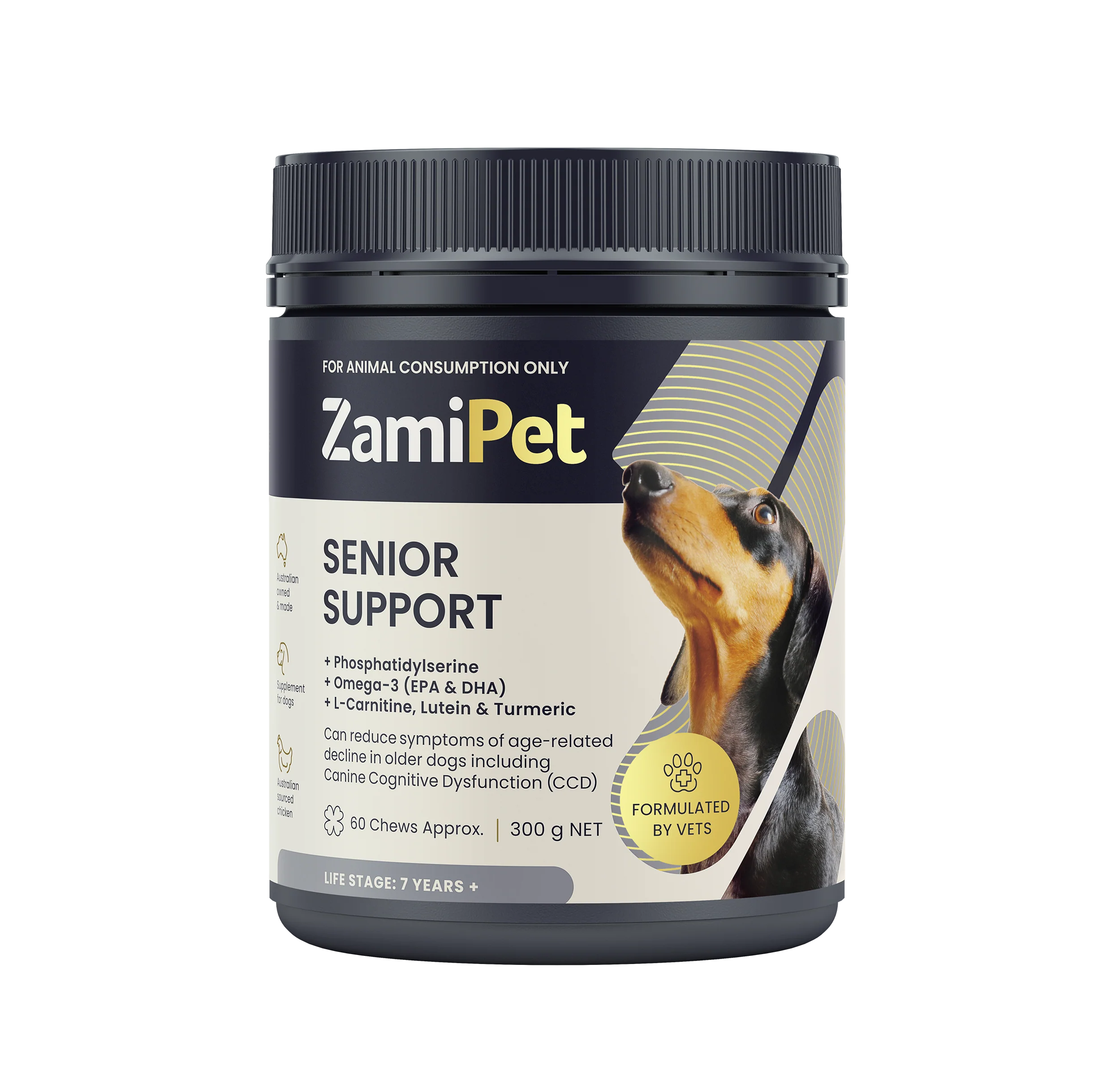 ZamiPet - Senior Support Dog Chews (60pk)