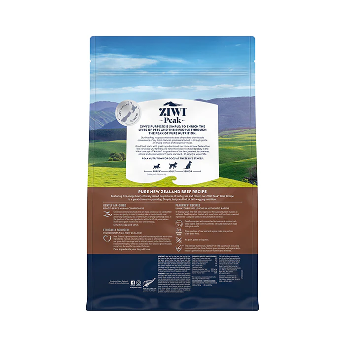Ziwi Peak Air Dried Dog Beef 1kg - Image 4