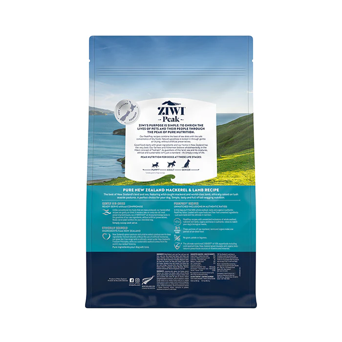 Ziwi Peak Air Dried Dog Mackerel & Lamb 1kg - Image 4