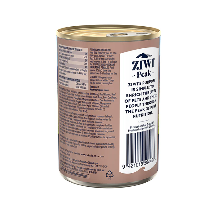Ziwi Peak Wet Dog Beef 390g - Image 3