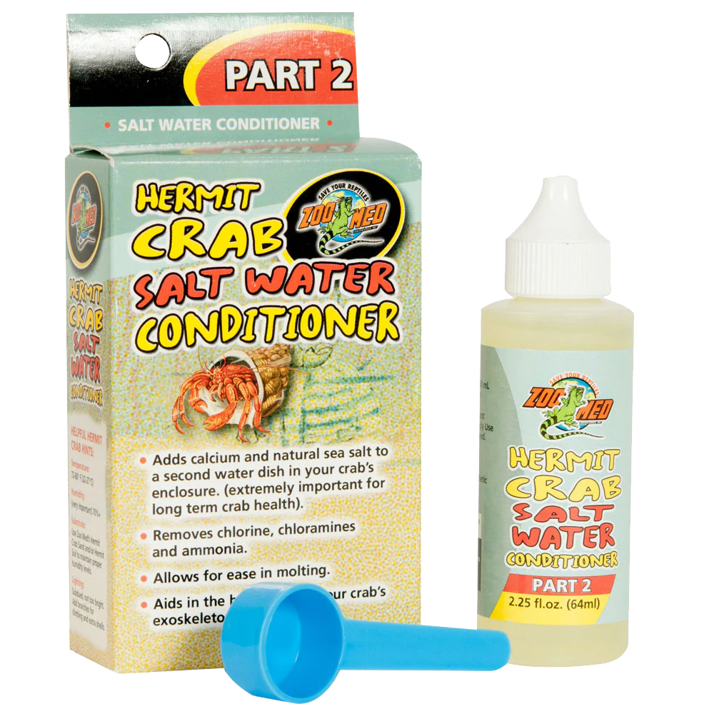 Zoo Med - Hermit Crab Salt Water Conditioner (64ml)