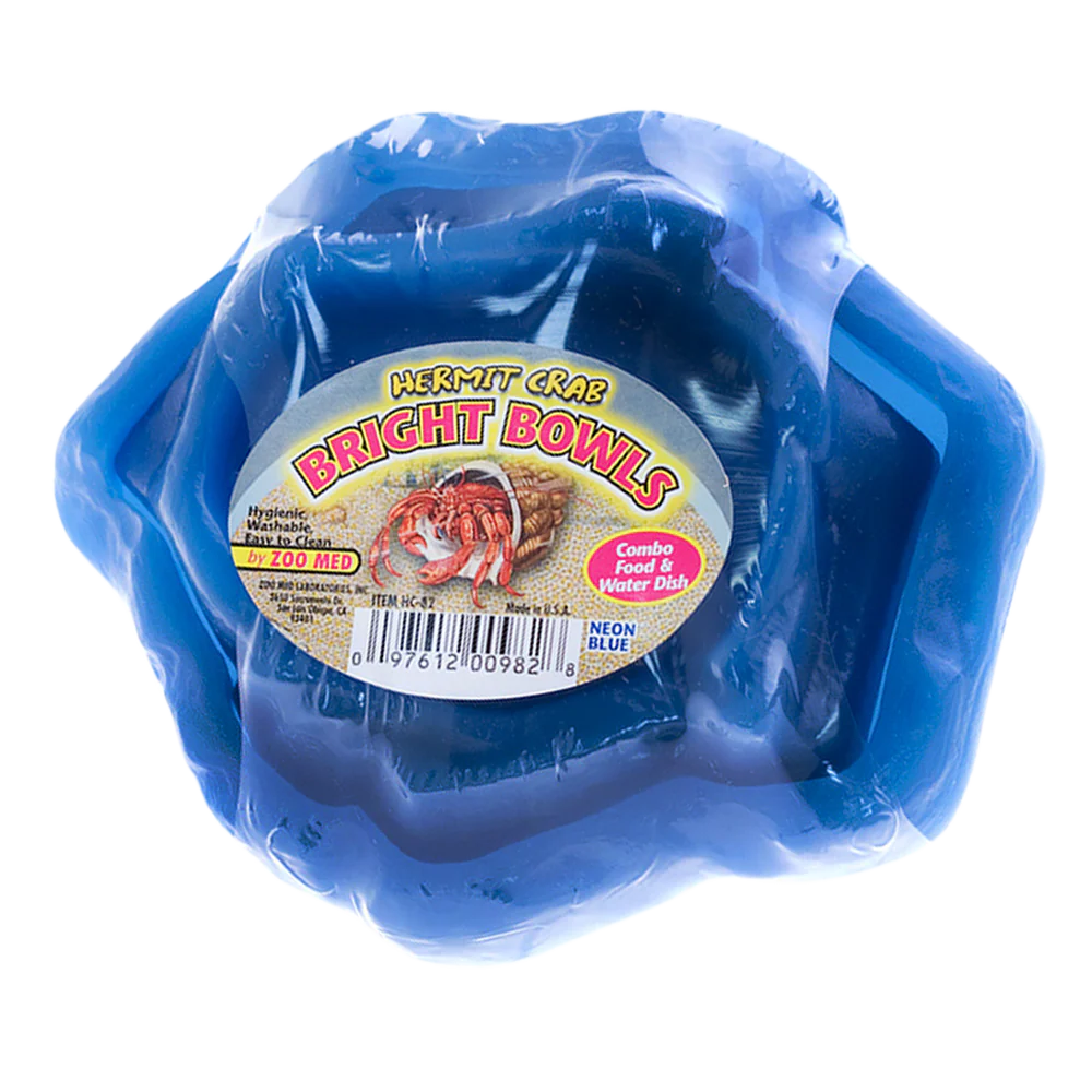 Zoo Med - Hermit Crab Water/Food Bowl Blue (2pk)